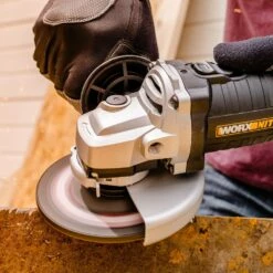 WORX NITRO 20V Brushless Angle Grinder, 4 1/2-in (Tool Only) -Worx Sales Store 20v 4 1 2 angle grinder w brushlessmotor b5b9745e a048 430f b108 c4f6c1e2c3c1