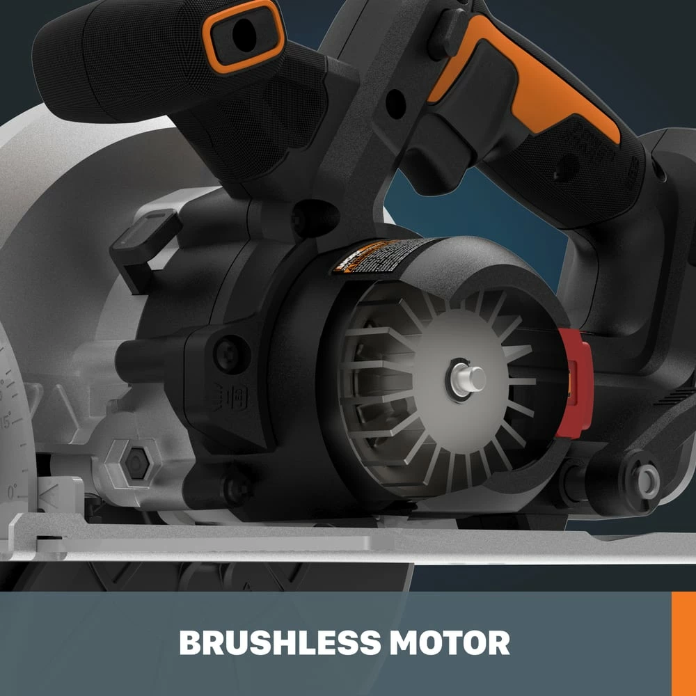 WORX NITRO 20V Brushless Circular Saw, 7 1/4-in (Tool Only) 4 WORX NITRO 20V Brushless Circular Saw, 7 1/4-in (Tool Only) - Image 4