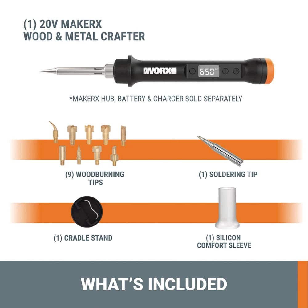 WORX 20V MAKER X Wood & Metal Crafter Tool (Tool Only) 3 WORX 20V MAKER X Wood & Metal Crafter Tool (Tool Only) - Image 3