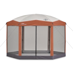 Coleman Back Home Instant 2-Door Screen House/Canopy Tent/Gazebo Camping Shelter, 12-ft X 10-ft
