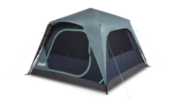 Coleman 3-Season, 4-Person Instant Set-Up Camping Cabin Tent W/ Rain Fly & Carry Bag