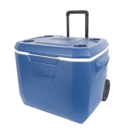 Coleman Wheeled Cooler, With Handle, 47.3-L, Blue -Worx Sales Store coleman 50qt wheeled cooler a4da505b 60ba 4951 8834 685d80bbae39