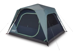 Coleman 3-Season, 6-Person Instant Set-Up Camping Cabin Tent W/ Rain Fly & Carry Bag