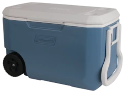 Coleman Xtreme® 5 Wheeled Cooler, With Handle, 58.6-L, Blue