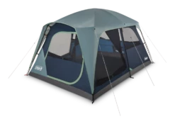 Coleman 3-Season, 8-Person Camping Cabin Tent W/ Convertible Screened Room, Rain Fly & Carry Bag