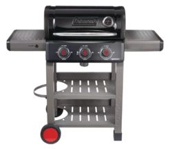 Coleman Cookout 3-Burner Propane Gas BBQ Grill With Side & Storage Shelves -Worx Sales Store coleman cookout 3 burner bbq c5fc909e fefd 4cdf ba18 27e2f6d34478