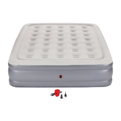 Coleman Queen Double-High Inflatable Air Mattress/Airbed W/ 120V AC Pump & Flocked Top -Worx Sales Store coleman double high airbed with pump queen 8e44ed80 8c47 460f 96e5 b560b6213422