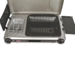 Coleman Double-Burner 20,000 BTUs Electronic Ignition Grill Camp Stove -Worx Sales Store coleman electronic ignition grill stove 87d96f14 d9fa 4f9e 873c a9b29c433ed8