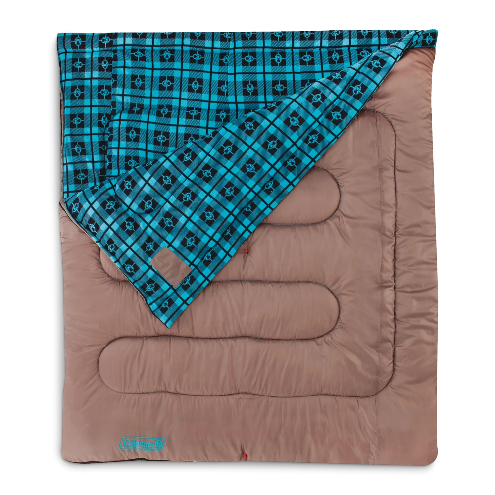 Coleman Granite Peak Insulated Fleece Lined Double Sleeping Bag W/ Compression Sack, 4°C To 15°C 4 Coleman Granite Peak Insulated Fleece Lined Double Sleeping Bag W/ Compression Sack, 4°C To 15°C - Image 4