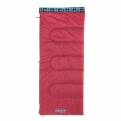 Coleman Granite Peak Insulated Fleece Lined Sleeping Bag W/ Compression Sack, 10°C To 21°C