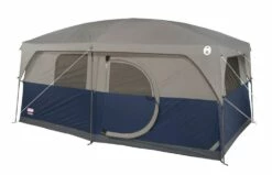 Coleman Hampton 3-Season, 9-Person, 2-Room Camping Cabin Tent W/ Room Divider, Rain Fly & Carry Bag -Worx Sales Store coleman hampton 9p cabin tent 65eaf04a f78a 4210 a5d6 d8c2da3d37da