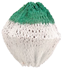 Coleman Slip-On Rosette Shape #51 Lantern Mantles, Green & White