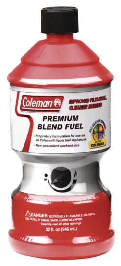 Coleman Premium Blend Naphtha Liquid Fuel For Camping Stoves, Lanterns & Heaters, 946-mL