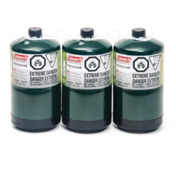 Coleman Propane Gas Cylinder/Canister, Fuel For Camping Stoves, Lanterns & Heaters, 16-oz, 3-pk