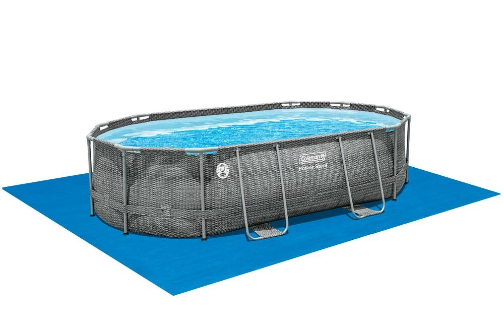 Coleman HydroForce™ Oval Steel Frame Swimming Pool, 16-ft X 10-ft X 48-ft 6 Coleman HydroForce™ Oval Steel Frame Swimming Pool, 16-ft X 10-ft X 48-ft - Image 6