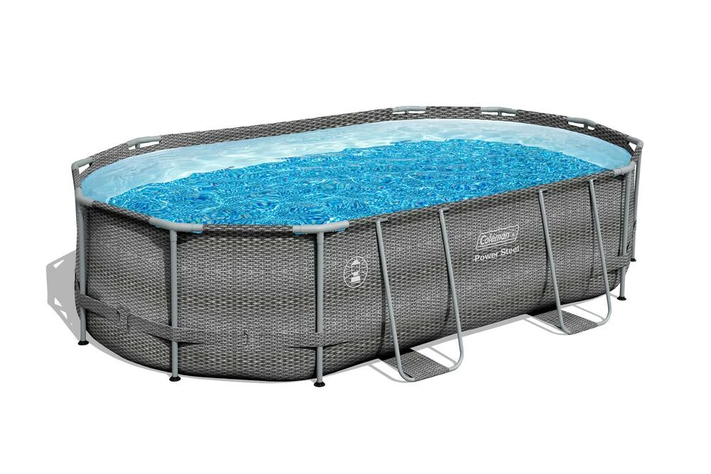 Coleman HydroForce™ Oval Steel Frame Swimming Pool, 16-ft X 10-ft X 48-ft 3 Coleman HydroForce™ Oval Steel Frame Swimming Pool, 16-ft X 10-ft X 48-ft - Image 3