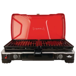 Coleman FyreSergeant Double-Burner 22,000 BTUs Camp Stove With 2-Grill Grates -Worx Sales Store coleman stove 2 hyperflame 22k btu 664ed2ac ece7 4d88 8dd1 eb8b7c7e8856