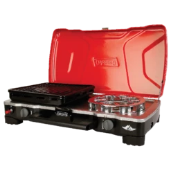 Coleman FyreSergeant Double-Burner 22,000 BTUs Camp Stove With 2-Grill Grates -Worx Sales Store coleman stove 2 hyperflame 22k btu 92cdd698 f824 42a7 842d 37564a5e0236
