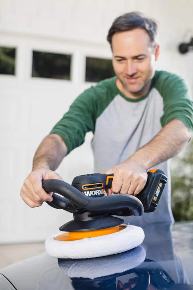 WORX WX856L 20V Brushed Cordless Polisher, 10-in 3 WORX WX856L 20V Brushed Cordless Polisher, 10-in - Image 3