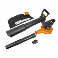 WORX WG518 12 Amp 385CFM Electric Leaf Blower, Vacuum, & Mulcher -Worx Sales Store worx 12a leaf blower mulcher vacuum c4867334 901d 49d1 8d27 593d2bbae419