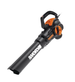 WORX WG512 Trivac 12 Amp 3-in-1 Electric Vacuum Blower/Mulcher/Vac, Black & Orange