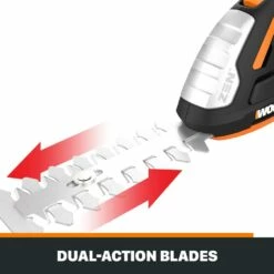 WORX Power Share 20 V 2-in-1 Cordless Shear & Shrubber Trimmer, Tool Only, 4-in & 8-in -Worx Sales Store worx 20v 2 in 1 shear and shrubber trimmer tool only 9b3e98a4 ac04 4625 b3e4 c9e6378998a3