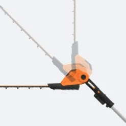 Worx WG252.9 20 V 2-in-1 Powershare Cordless Hedge Trimmer With Pole, Tool Only -Worx Sales Store worx 20v hedge trimmer with pole tool only 5329b95d d3a8 49ce a951 3212d3b9f171