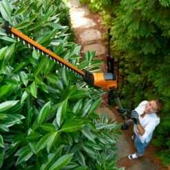 Worx WG252.9 20 V 2-in-1 Powershare Cordless Hedge Trimmer With Pole, Tool Only -Worx Sales Store worx 20v hedge trimmer with pole tool only 7854ba5c b961 4b06 a585 d0d7fd835f62