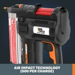 WORX WX840L 20V Nitro Power Share 18 Gauge Nail & Staple Gun With Battery, Charger & Bag -Worx Sales Store worx 20v nitro brad nail and staple gun 97dc7a82 730b 4c4b a8d0 7dc2c61473da