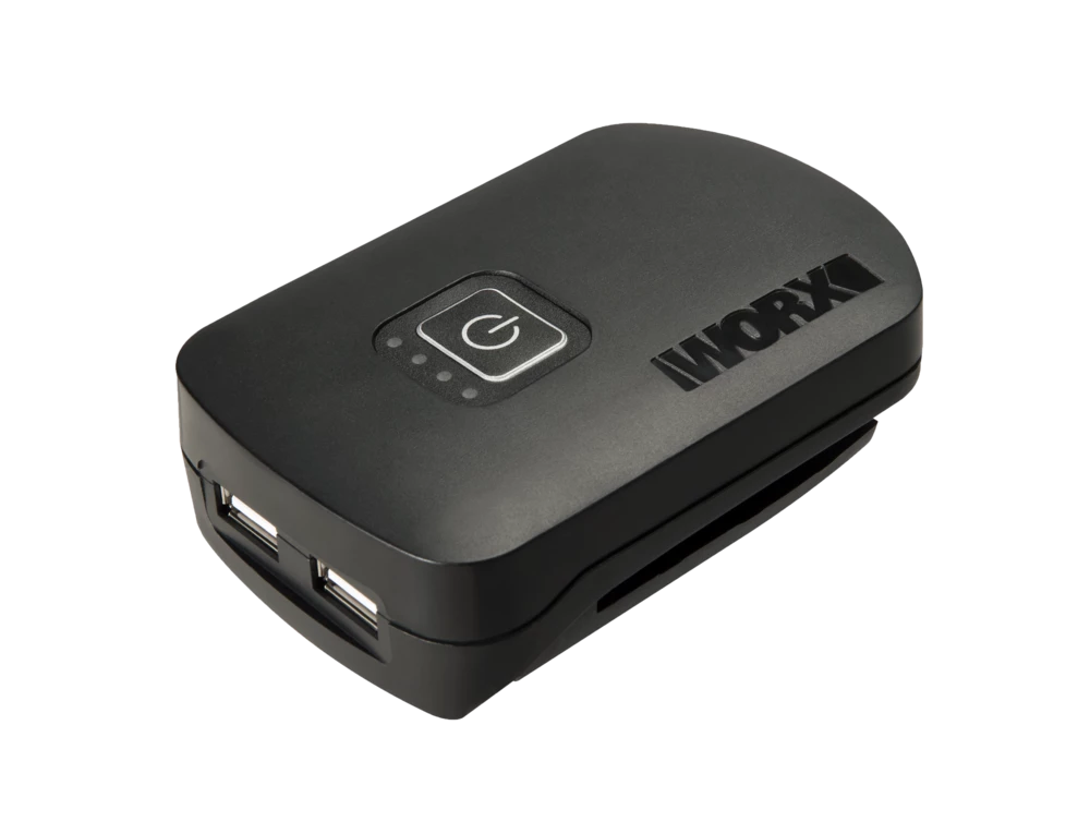 WORX Power Share 20 V Max 2Ah USB Power Adapter 1 WORX Power Share 20 V Max 2Ah USB Power Adapter
