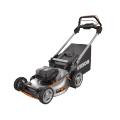 WORX 3-in-1 Variable Speed 40V 5Ah Battery, Cordless, Self-Propelled Lawn Mower, 21-in