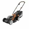 WORX 40V Max Lithium-ion Cordless Mulching Poly Lawn Mower, 14-in