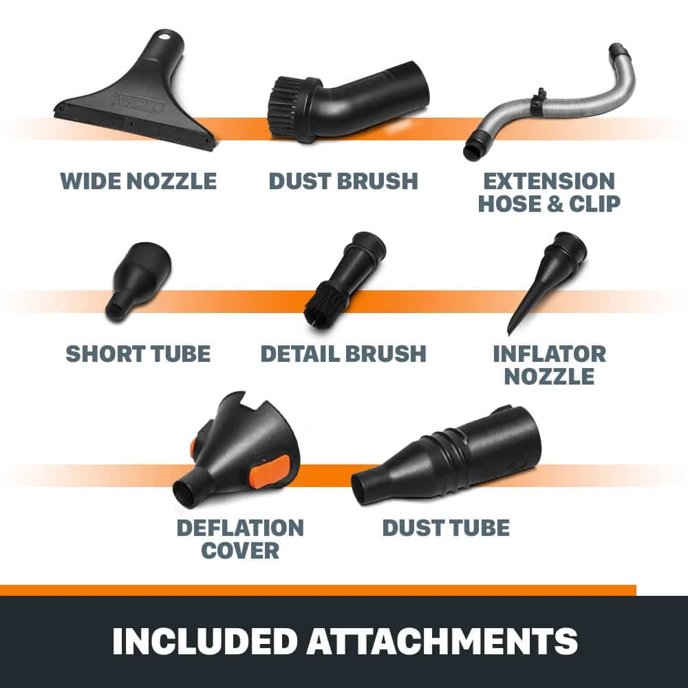 Worx Air 20 V Cordless Leaf Blower/Sweeper, Tool Only 5 Worx Air 20 V Cordless Leaf Blower/Sweeper, Tool Only - Image 5