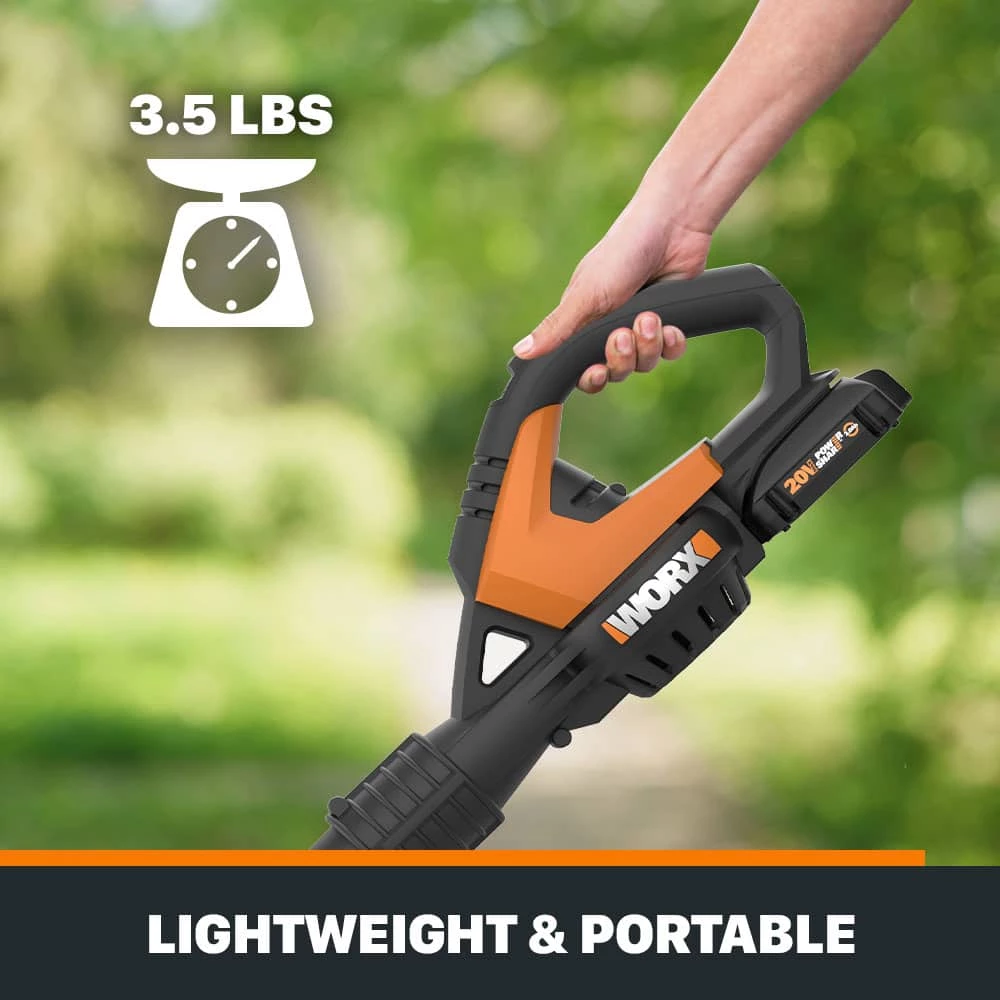 Worx Air 20 V Cordless Leaf Blower/Sweeper, Tool Only 4 Worx Air 20 V Cordless Leaf Blower/Sweeper, Tool Only - Image 4