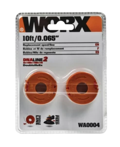WORX Dual Line Cordless Replacement Grass Trimmer Spool, 0.065-in