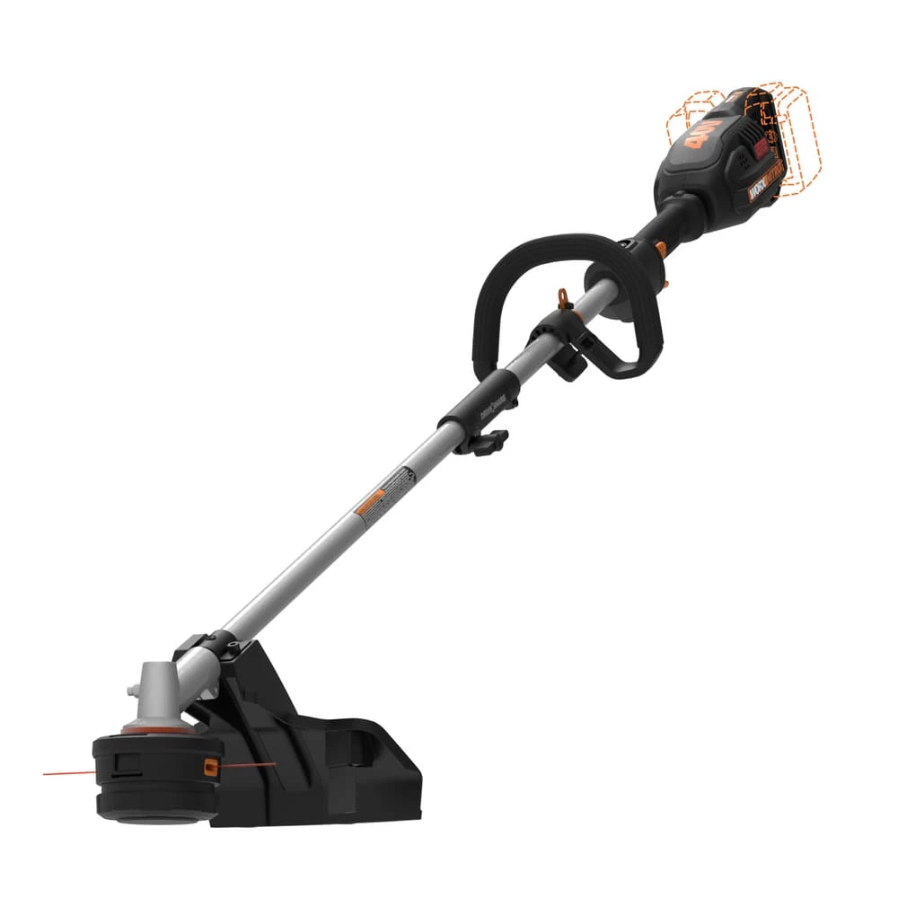 WORX Nitro Power Share 40V Cordless Attachment-Capable String Grass Trimmer, Tool Only, 15-in 2 WORX Nitro Power Share 40V Cordless Attachment-Capable String Grass Trimmer, Tool Only, 15-in - Image 2